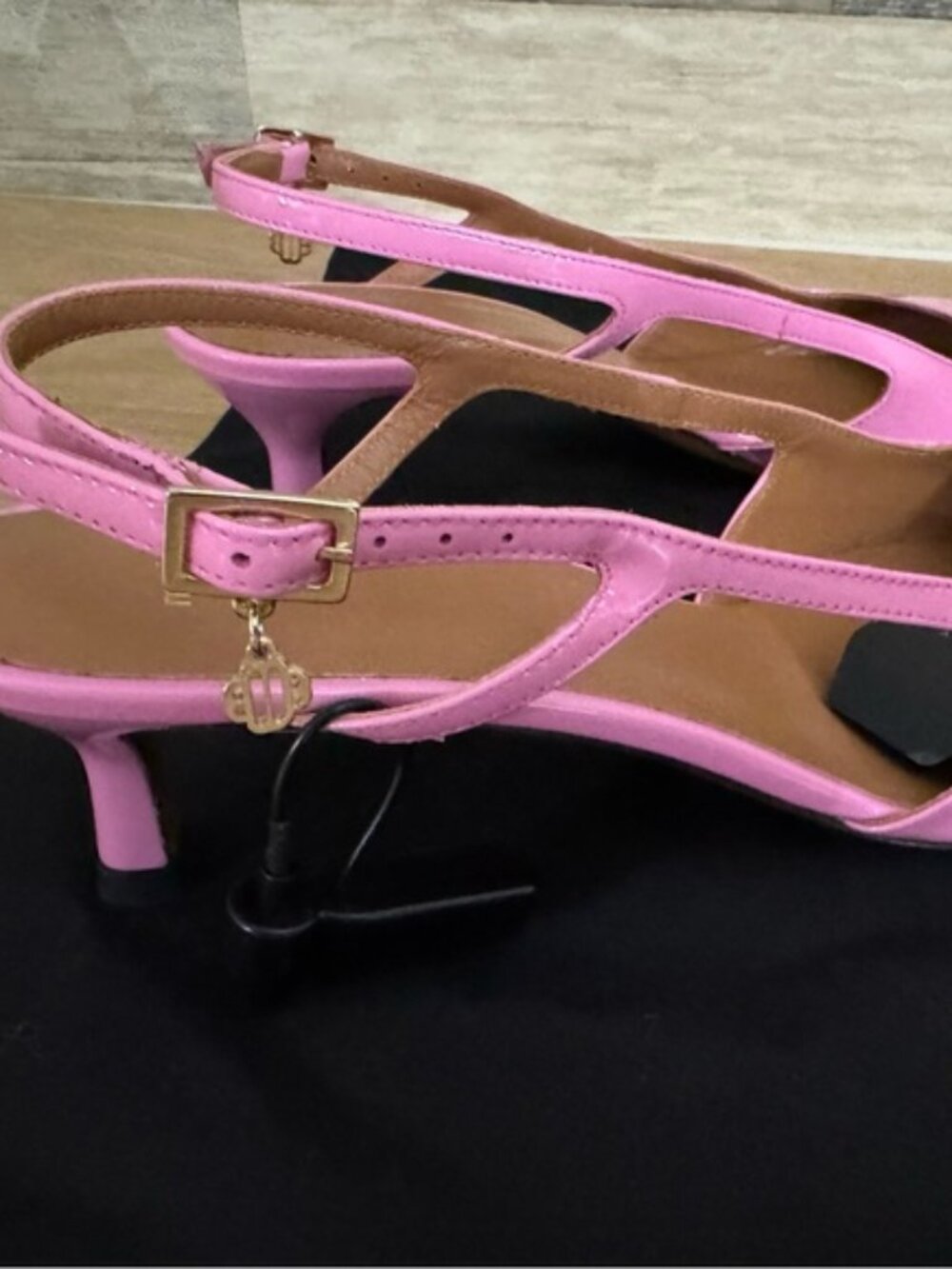 Maje Pink Slingback Heels